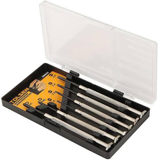 Juego Destornilladores 6-Piez. Precision Tolsen